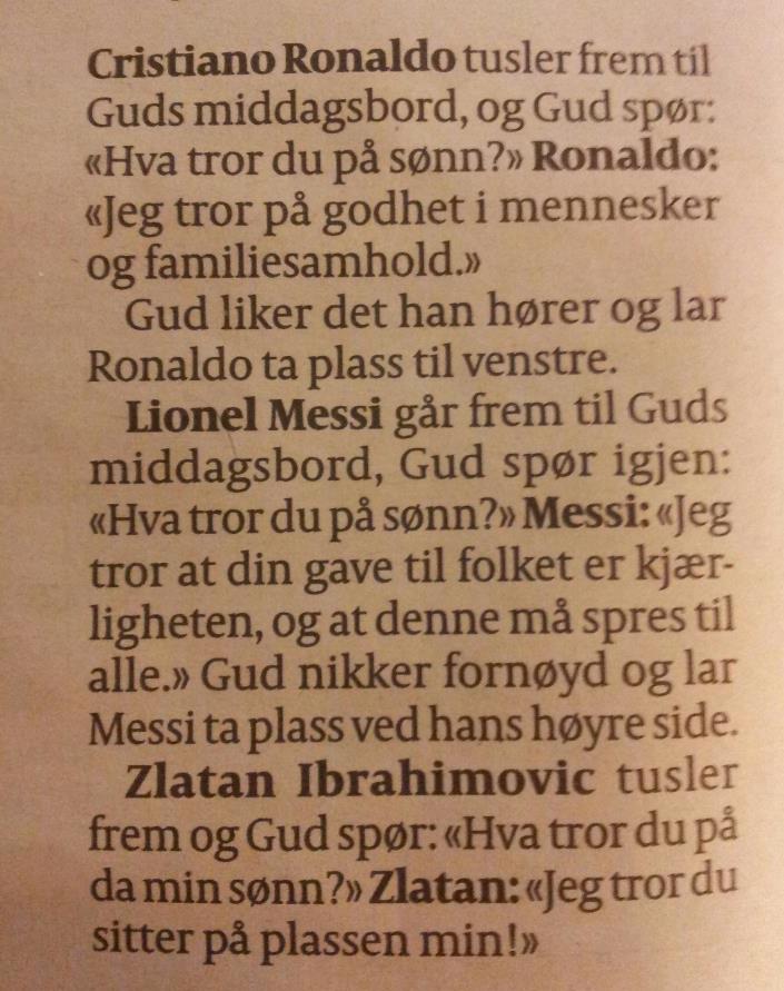 Zlatan, messi, ronaldo